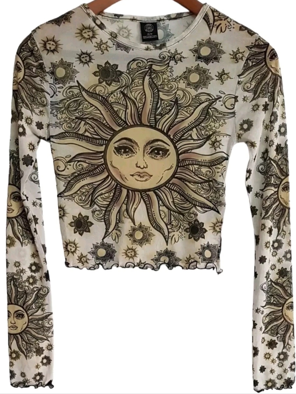 Celestial Sun Mesh Top